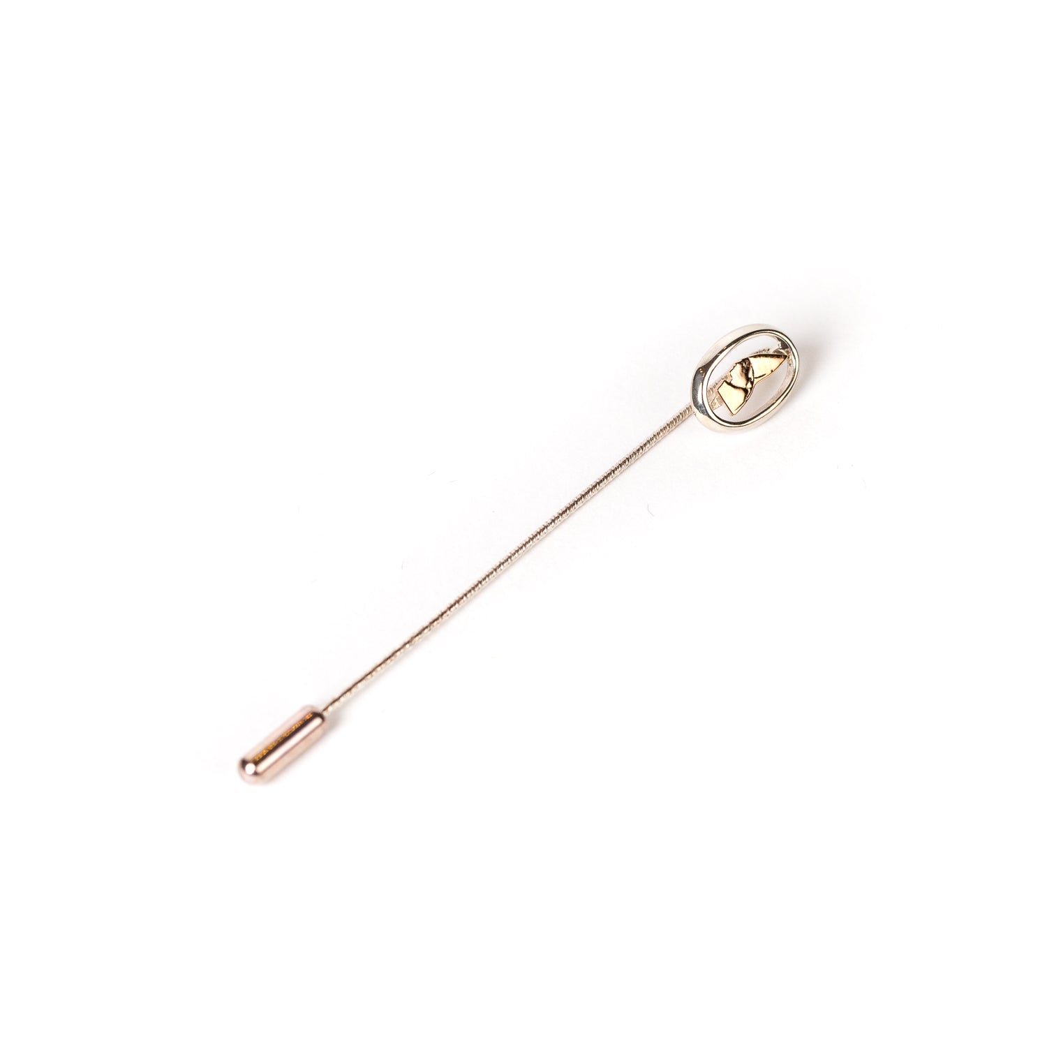 Tie Pin "San Gennaro" made of Sterling Silver - handmade